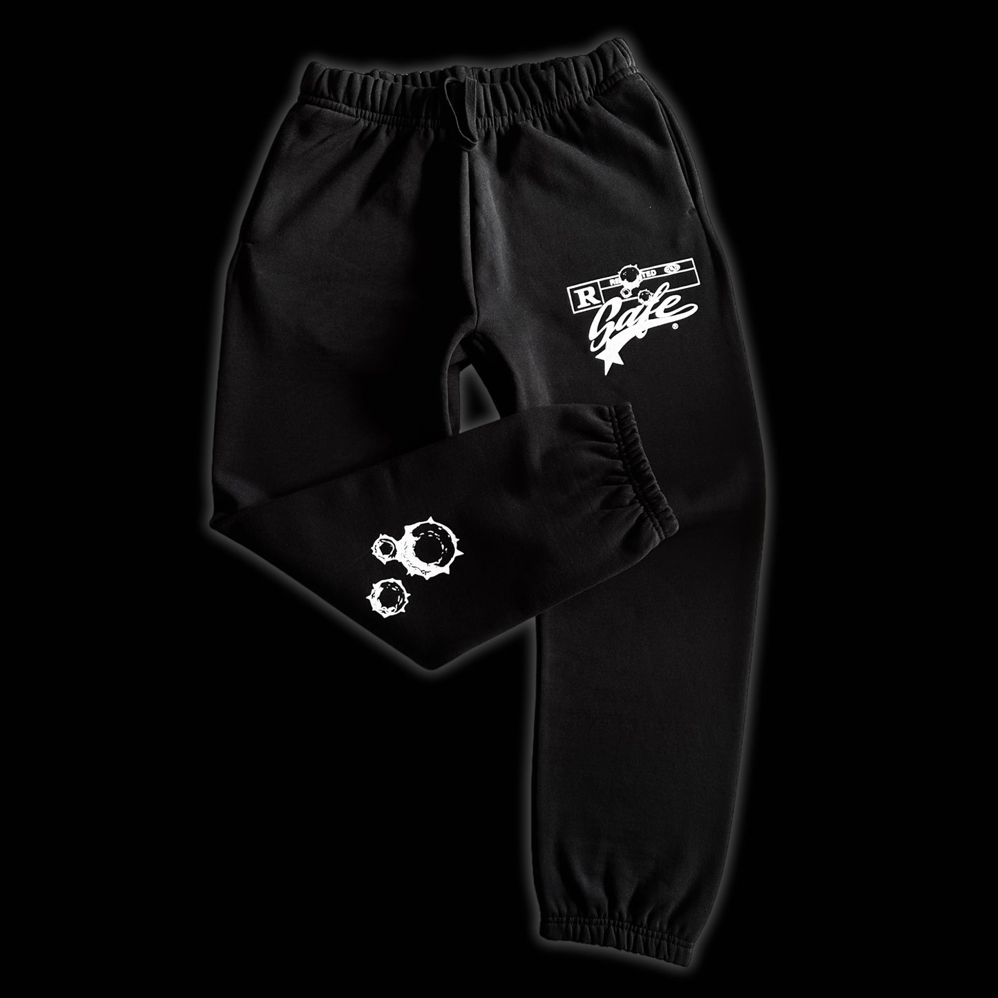 SHOTTA* SWEATPANTS [BLACK]